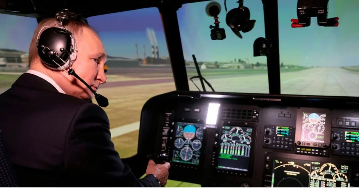  Sulmi u intensifikua kur u ngrit helikopteri i presidentit   komandanti i mbrojtjes ajrore  Putin ishte në epiqendrën e sulmit