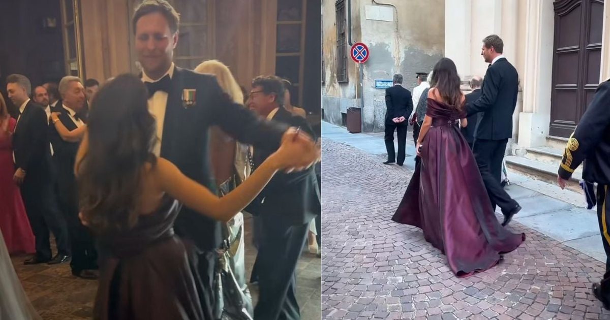Princ Leka shfaqet krah partneres së re në një ballo në Romë  Së bashku përjetuam 