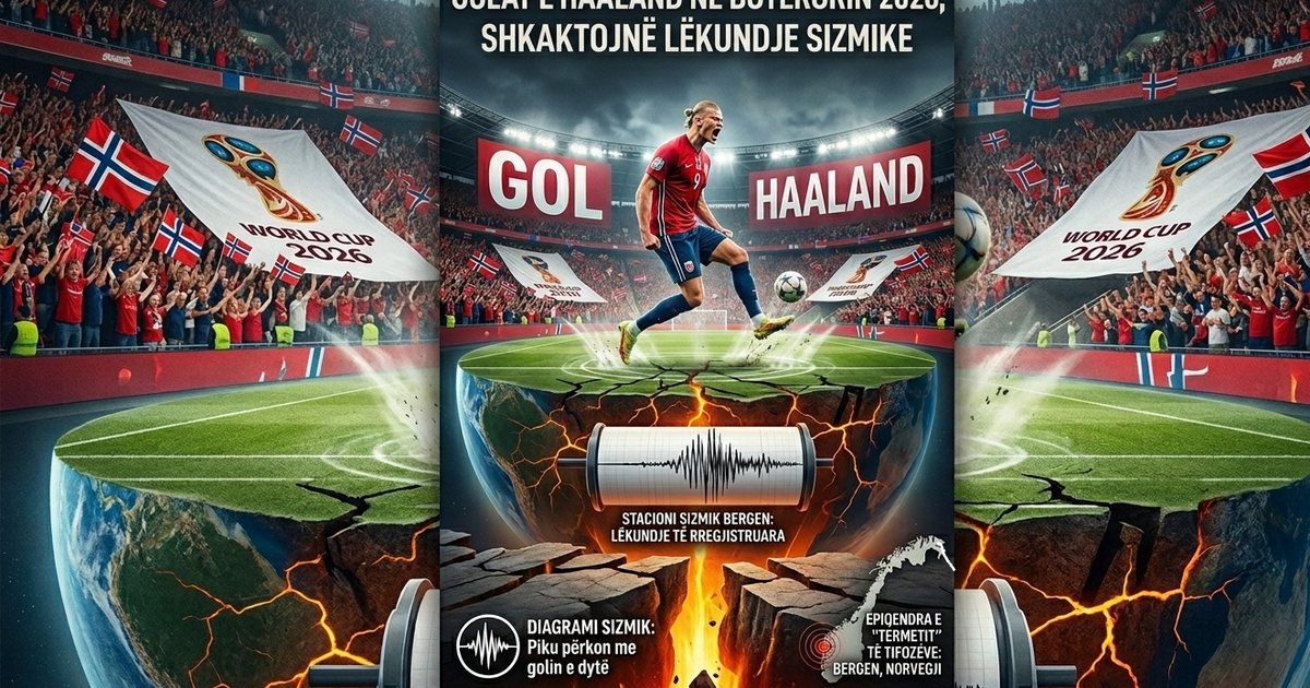 Haaland  shkakton tërmet  në Norvegji  golat e tij regjistrohen nga stacionet sizmike