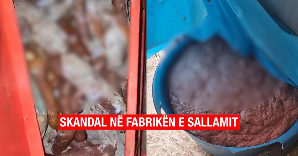 pamje-te-tmerrshme-brenda-fabrikes-sallamit-ne-tirane-mishi-i-kalbur-dhe-sallami-i-mykur-perpunohen-me-ngjyrues