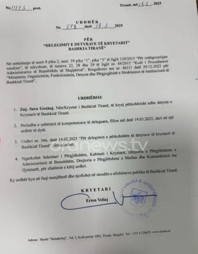 DOKUMENTI/ Erion Veliaj nis revoltën në burg, firmos nga qelia