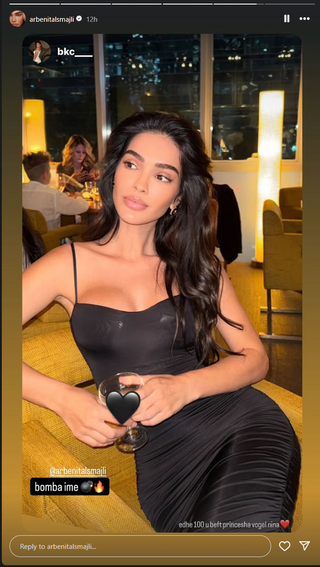 FOTO/ Arbenita feston ditëlindjen e vajzës në Dubai por jo