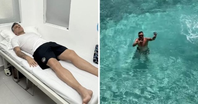 Bomberi Italian, Christian Vieri niset për pushime në Maldive dhe