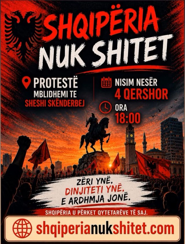 &ldquo;Z&euml;ri yn&euml;, dinjiteti yn&euml;, e ardhmja jon&euml;&rdquo;/ Sot