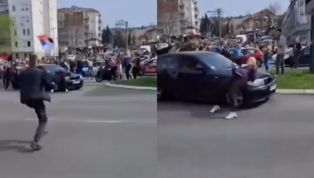 KUJDES! PAMJE SHQETËSUESE/ "Ndizet" Serbia! Studentët