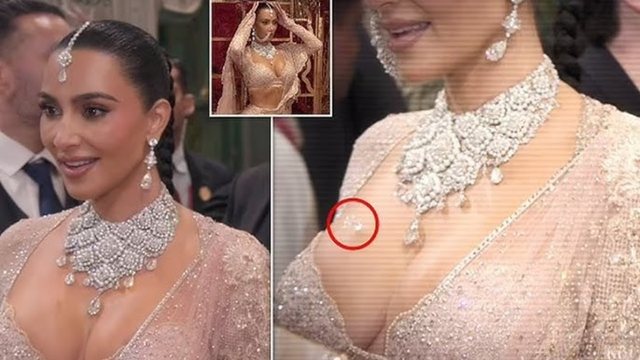 FOTO/ Kim Kardashian humbi diamantin 600 milionë dollarësh në