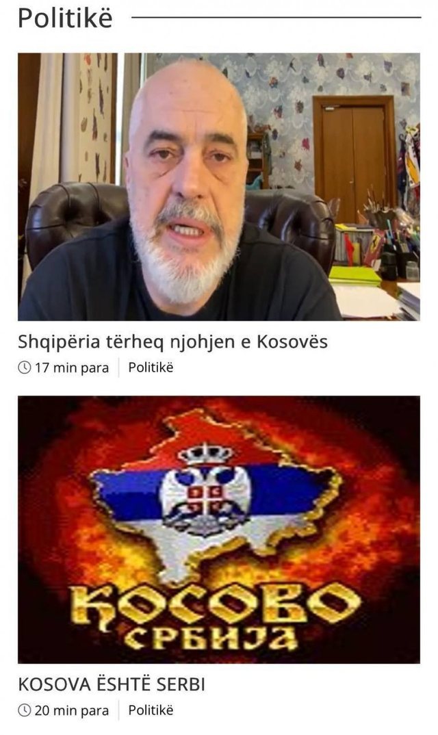 FOTO/ “Kosova është Serbi”, hakerohen websajti dhe rrjetet