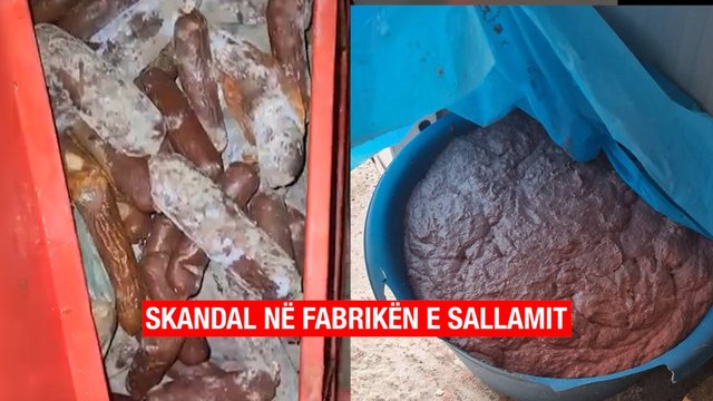 Pamje të TMERRSHME brenda fabrikës sallamit në Tiranë: Mishi