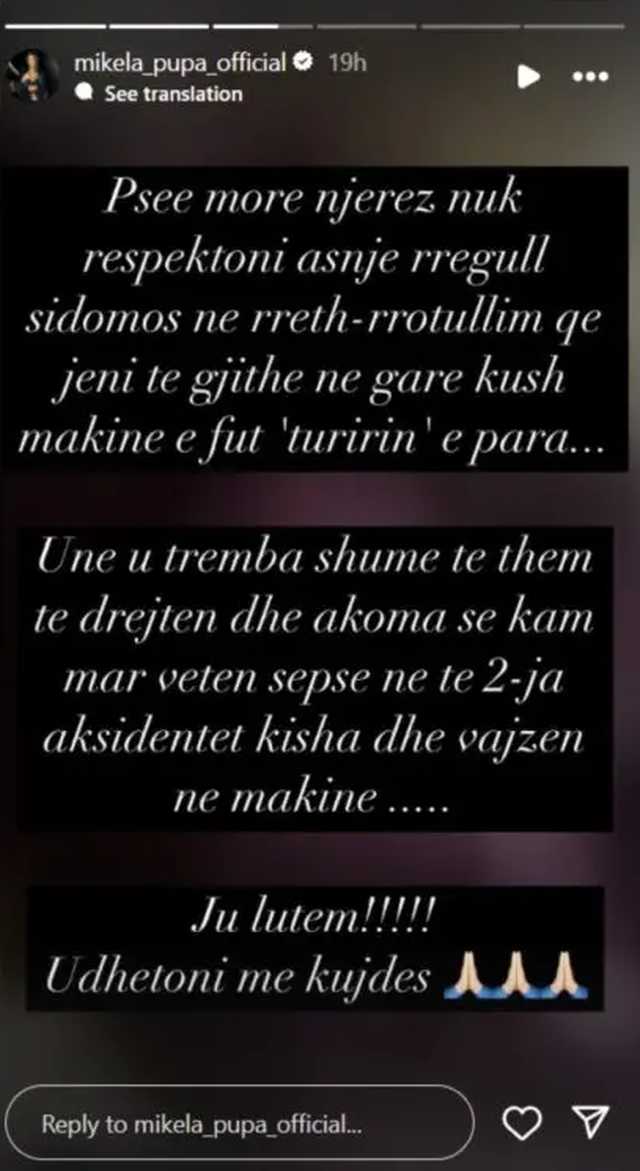 Aksidentohet ish konkurrentja e BBVA, ishte në makinë me vajzën 5